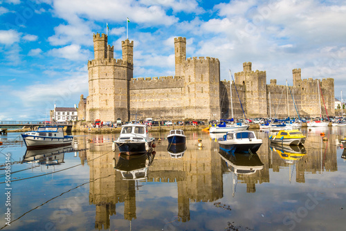 Caernarfon Castle in Wales photo