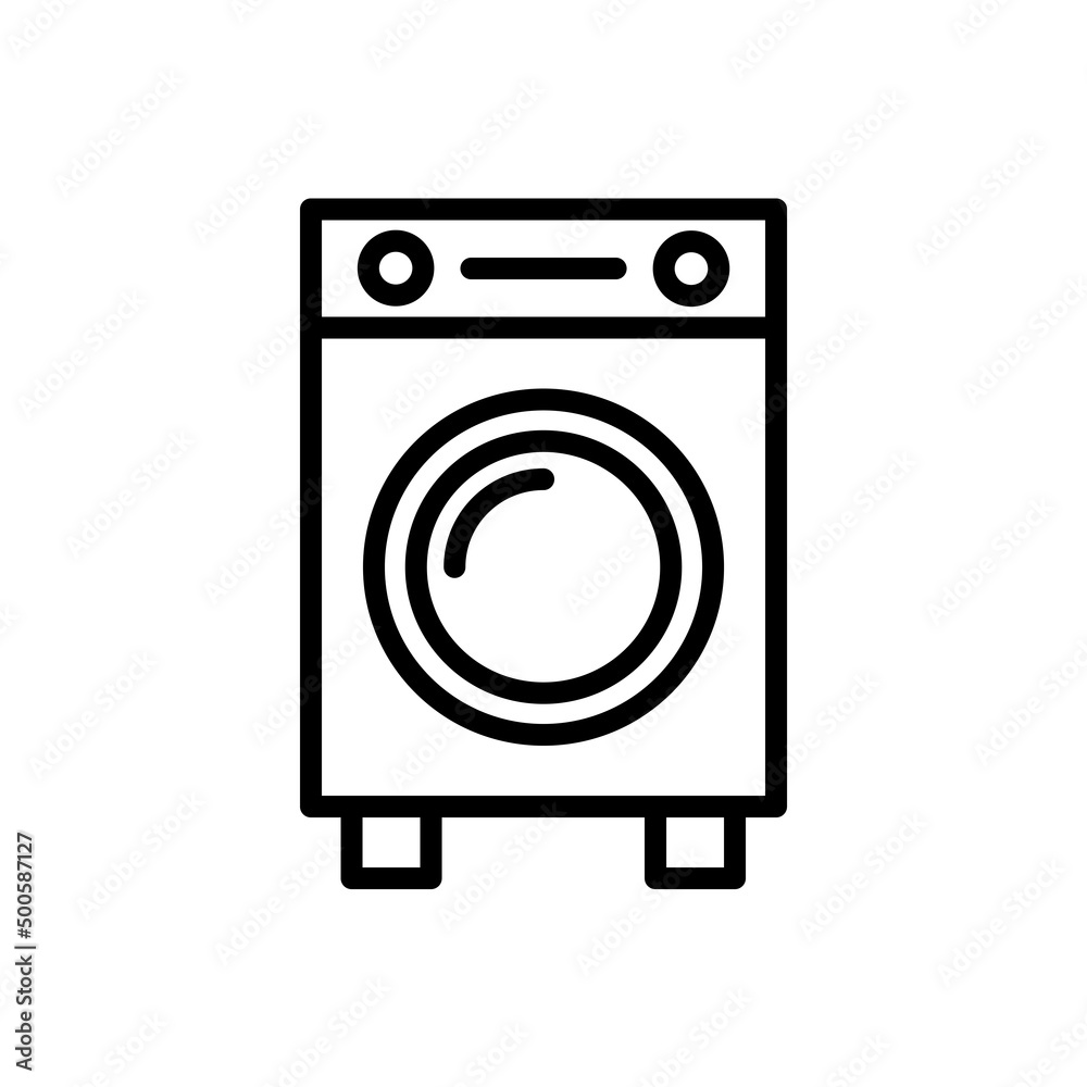 washing machine new icon vector simple washing machine new icon vector simple
