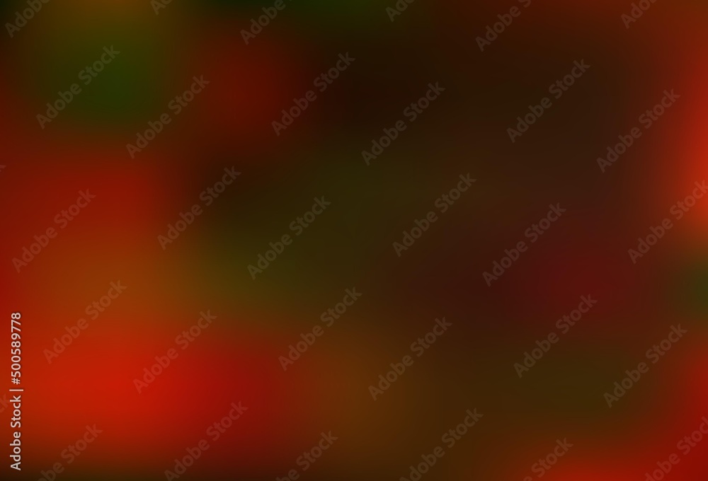 Dark Orange vector modern bokeh pattern.
