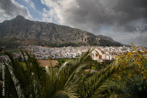 View of the Old Town of Alora in Andalusia  Spain