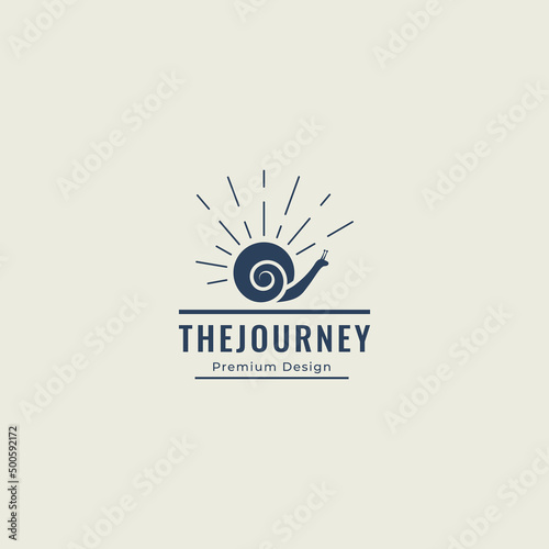 black snail illustration logo cool