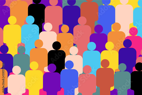 Human diversity concept, vector illustration