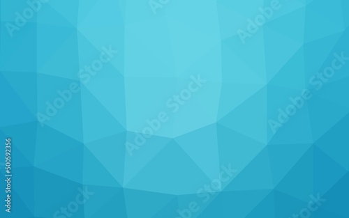 Light BLUE vector abstract mosaic backdrop.