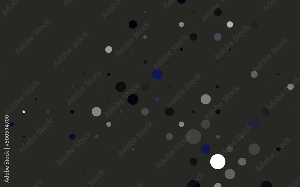 Light Black vector background with bubbles. Light Black vector background with bubbles.
