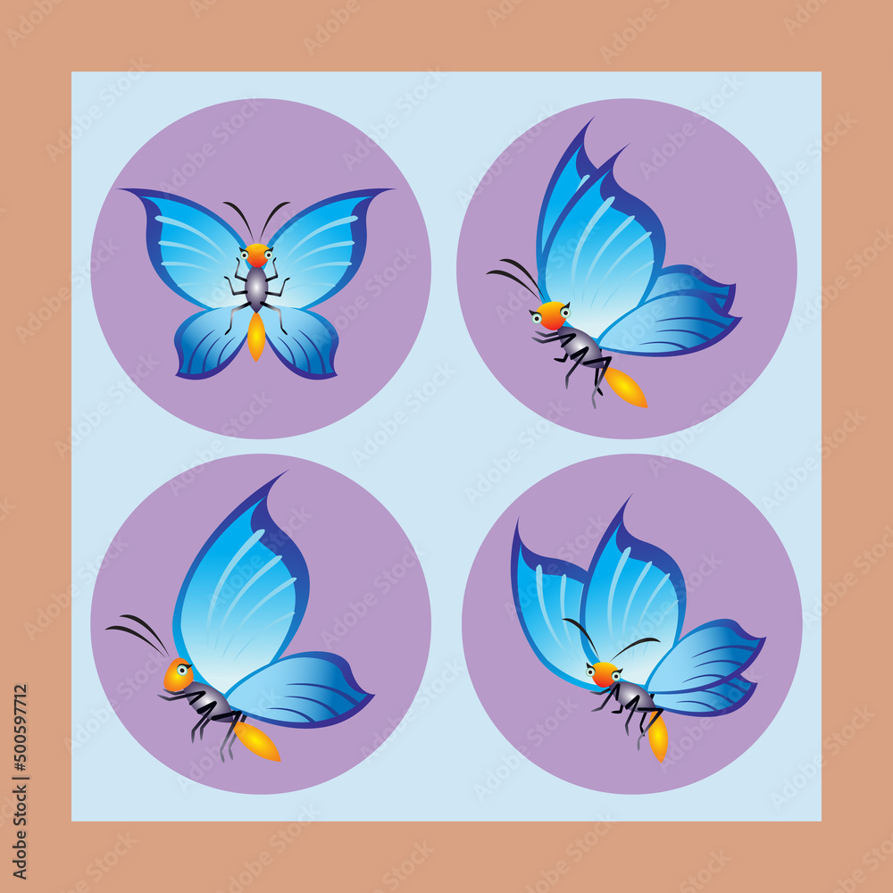 Butterfly Blue Butterfly Blue