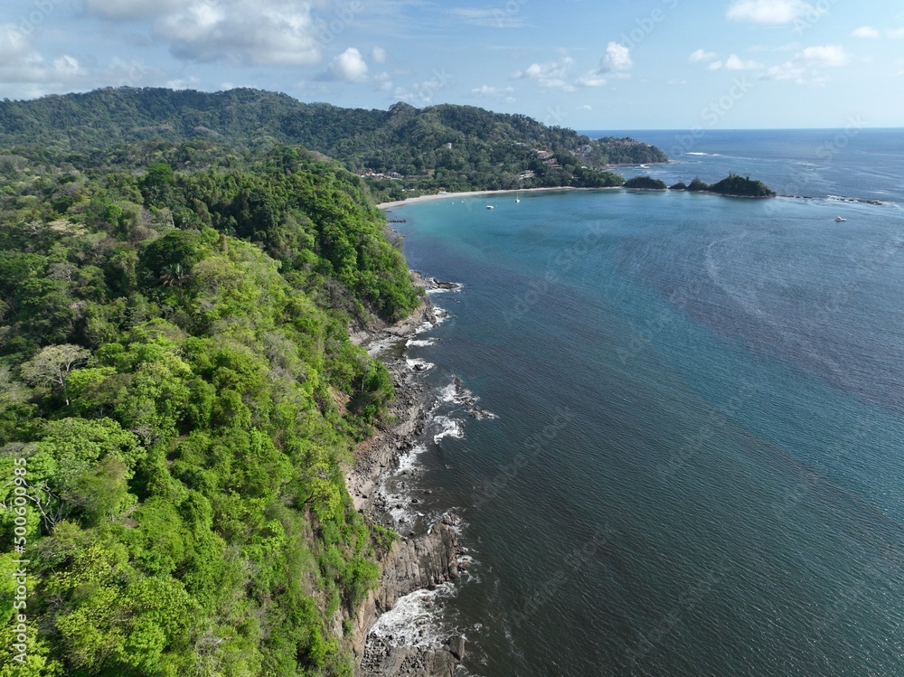 Aerial view of Punta Leona and Playa Agujas near Jaco Beach, Costa RIca Aerial view of Punta Leona and Playa Agujas near Jaco Beach, Costa RIca