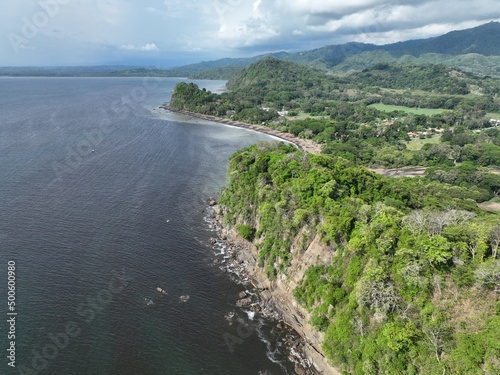 Aerial view of Punta Leona and Playa Agujas near Jaco Beach, Costa RIca