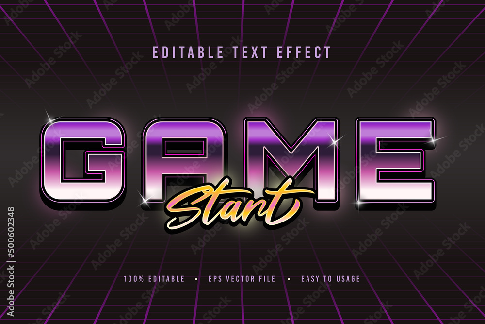 decorative game Font and Alphabet vector