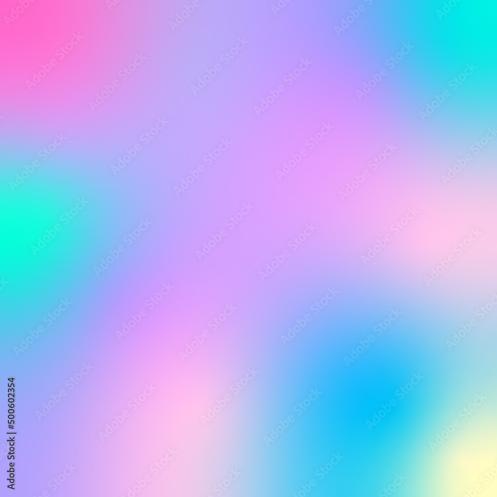 Holographic rainbow abstract colorful vector pastel background