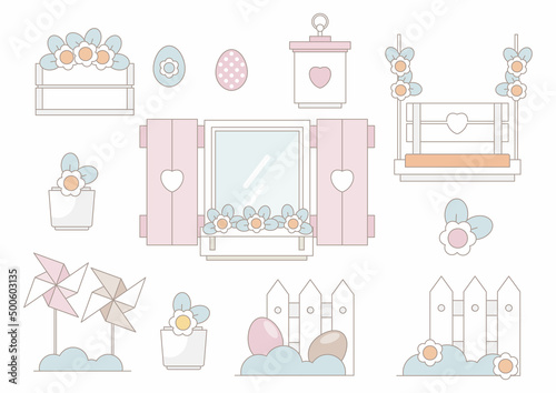 Spring Holiday Front Porch Decor
