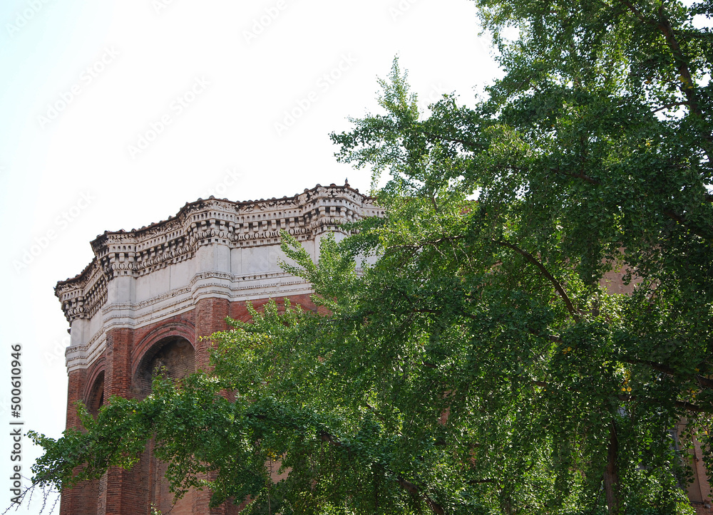 Obraz premium Il centro storico della città di Bologna in Emilia Romagna, Italia.
