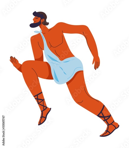 Ancient sports in rome and greece, athletic man