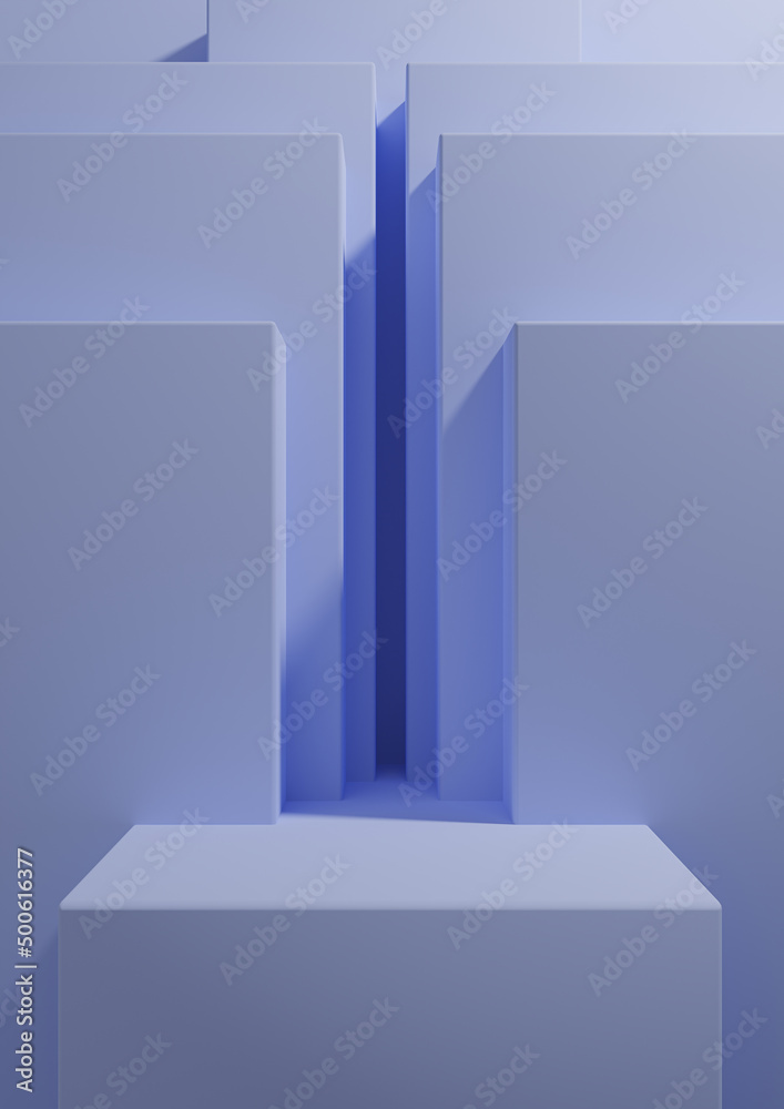 Light, pastel blue 3D rendering simple, minimal, geometric background for product podium, stand display template for presentation backdrop or wallpaper Light, pastel blue 3D rendering simple, minimal, geometric background for product podium, stand display template for presentation backdrop or wallpaper