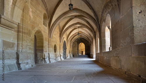 Maulbronn Monastery is a former Cistercian abbey and one of the best-preserved in Europe. Baden Wuerttemberg, Germany,