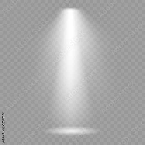 Flash light effect lamp  glowing spotlight white