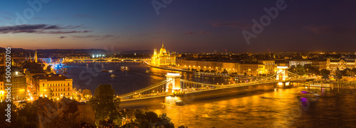 Panoramic view of Budapest