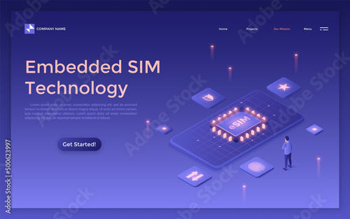 Vector Isometric Business Concept Template
