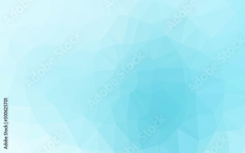 Light BLUE vector low poly cover.