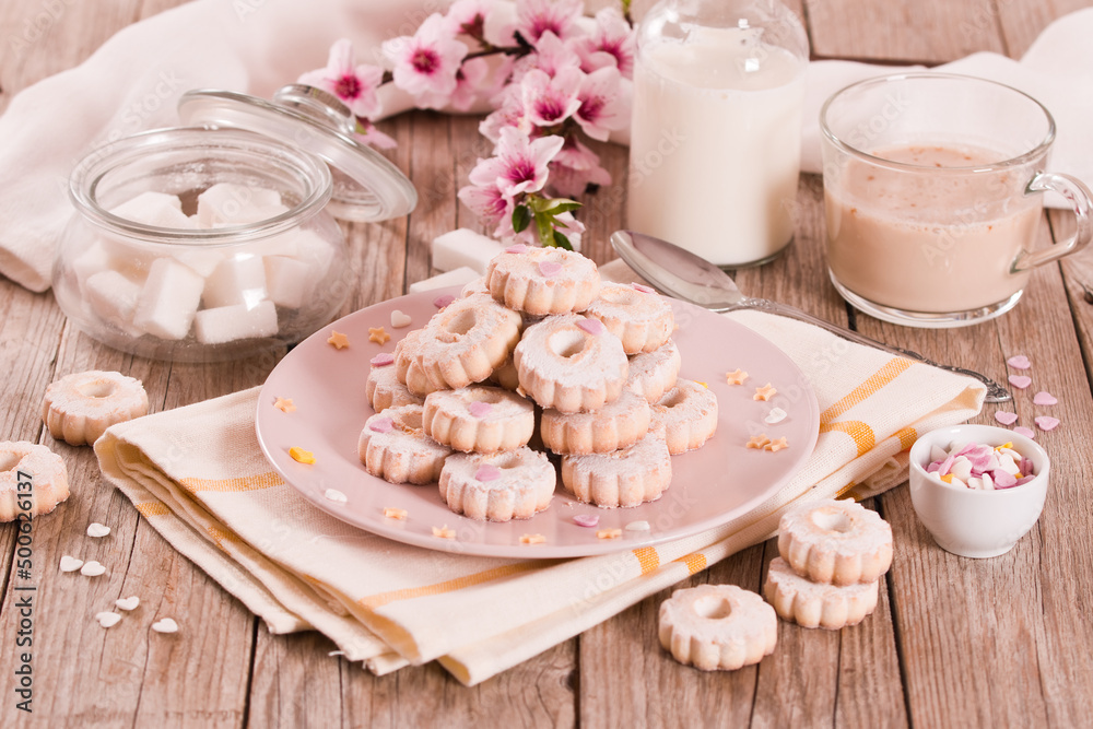 Canestrelli biscuits. Canestrelli biscuits.