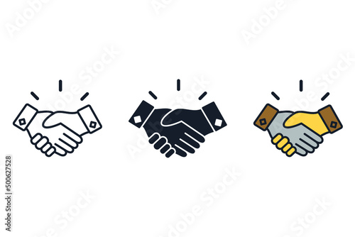 goodwill icons symbol vector elements for infographic web