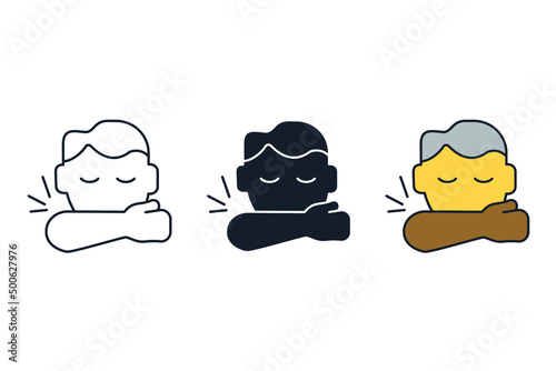 patient icons  symbol vector elements for infographic web