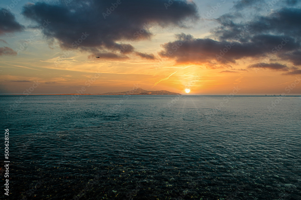 Obraz premium Beautiful Sea Sunset