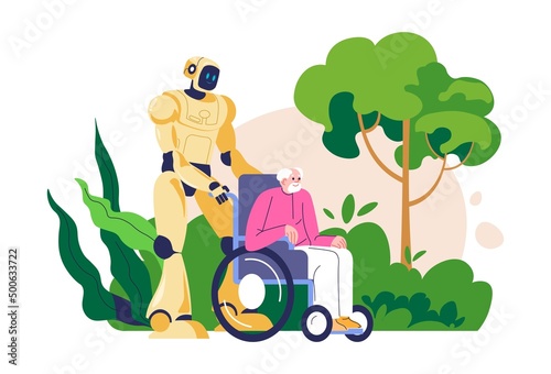 Automated care for senior people  robot helper