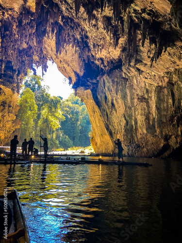 Tham Lod Cave near Pai, in Mae Hong Son, Thailand