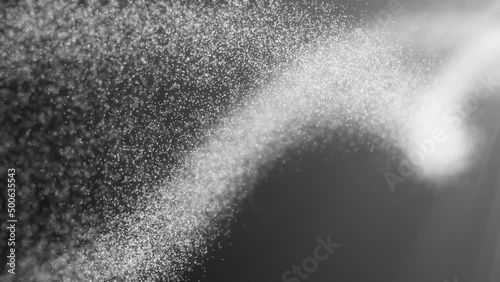 3d animation with forming process of the dna strand from particle cells and molecules. Science research of the human genome helix. Black white footage with possibility of the manually tint changing.