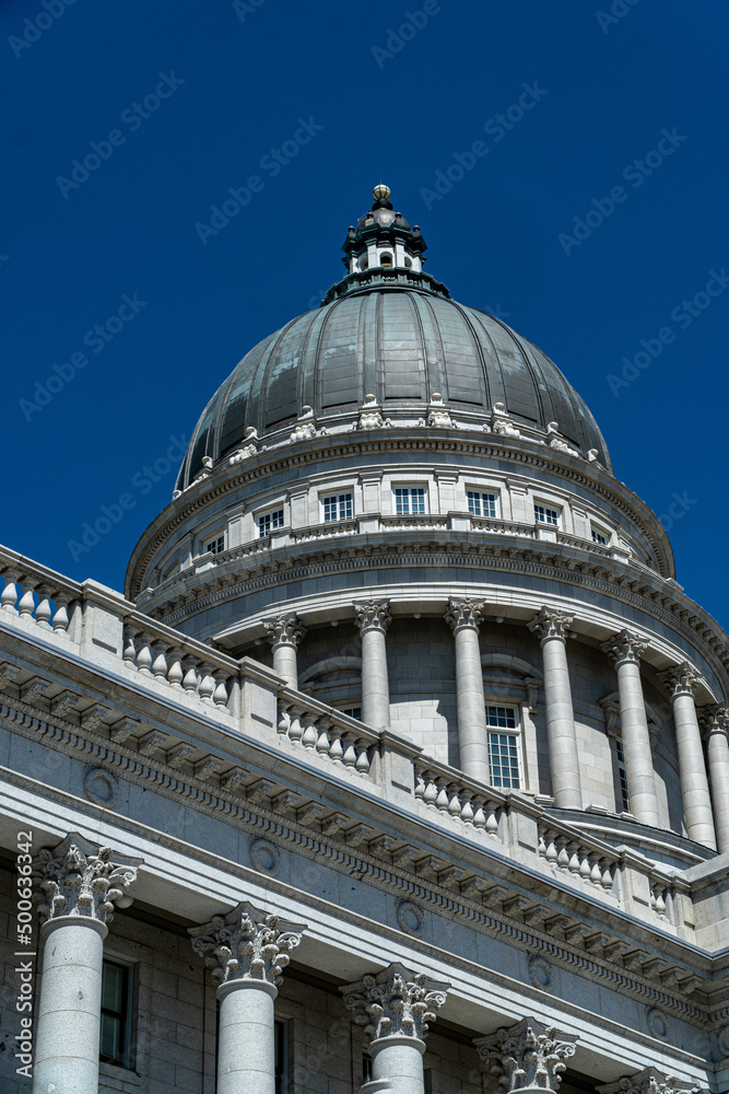 Utah State Capitol Building on a Sunny Spring Day Utah State Capitol Building on a Sunny Spring Day