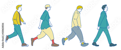 人物おしゃれイラスト素材