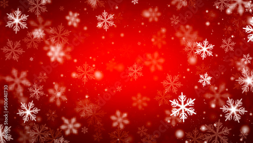 background with beautiful snowflakes for new year and christmas