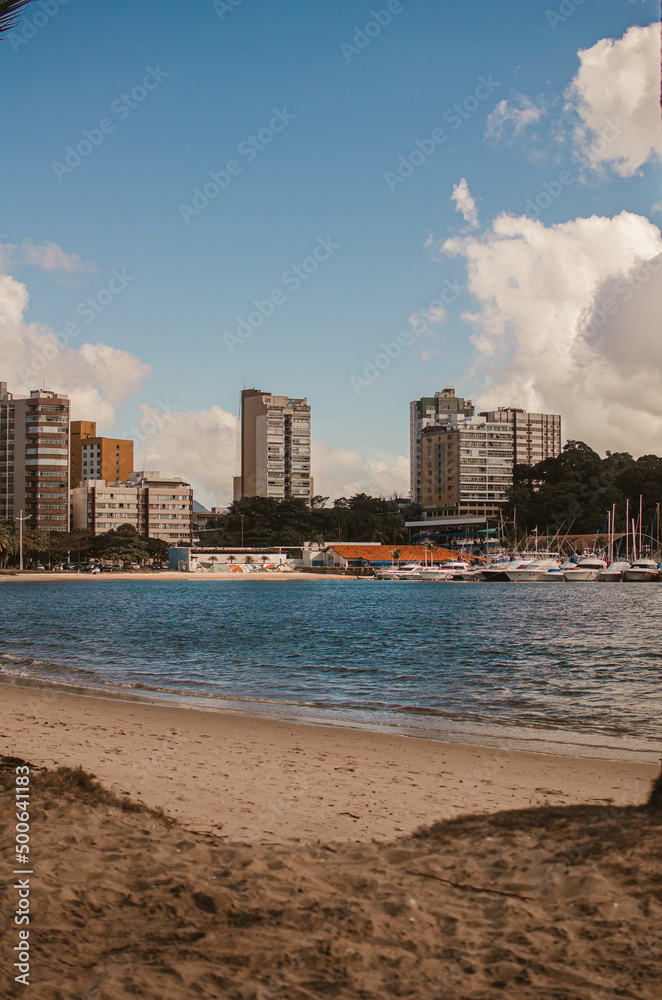 Naklejka premium city skyline