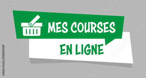 Logo mes courses en ligne.