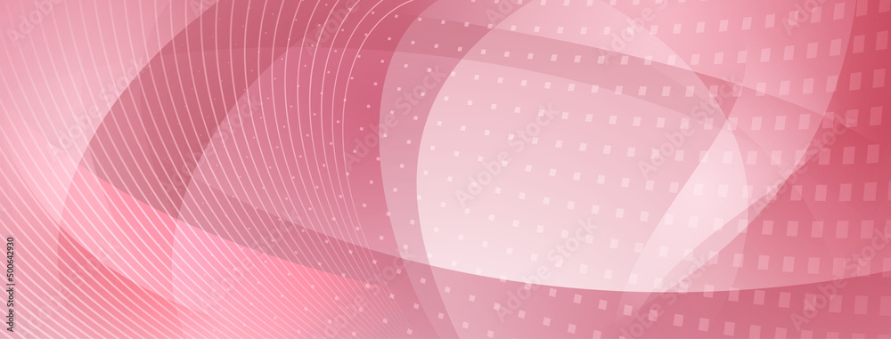 Abstract halftone background made of curved lines and square dots in pink colors Abstract halftone background made of curved lines and square dots in pink colors