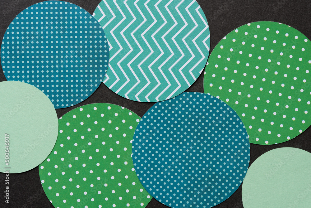 paper circles with pattern paper circles with pattern