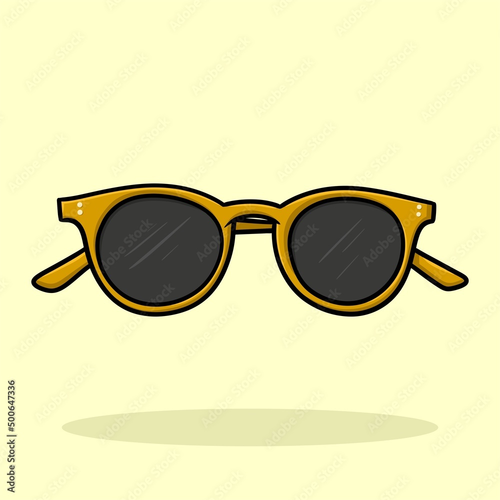 Glasses Cartoon Vector Illustration Glasses Cartoon Vector Illustration