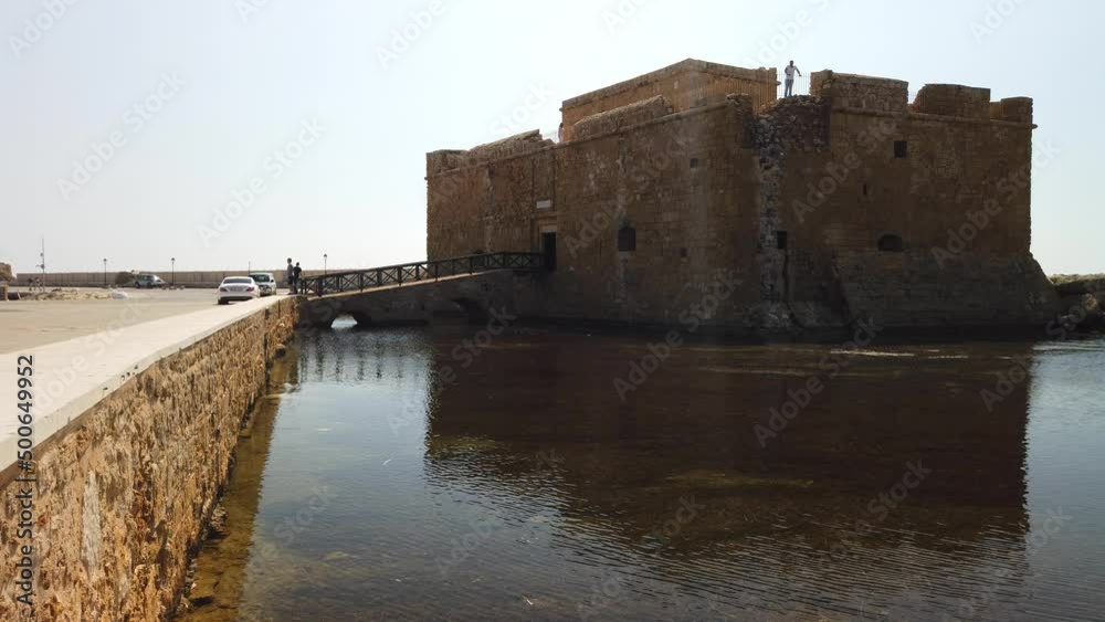 Paphos Castle, a byzantine fort in Cyprus Paphos Castle, a byzantine fort in Cyprus