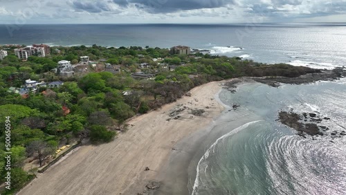 Aerial View of the Surfers Paradise - Tamarindo Beach, Guanacaste, Costa Rica photo