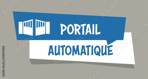 Logo portail automatique.