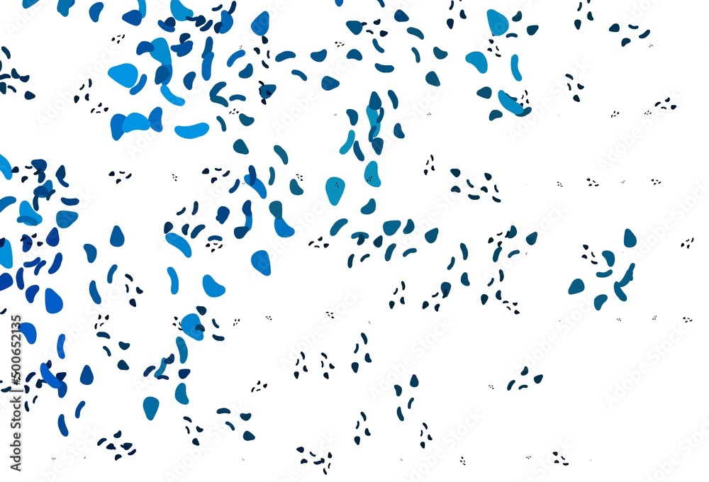 Light BLUE vector texture with random forms. Light BLUE vector texture with random forms.