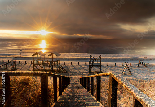 Winter in Chabunco, Magallanes photo