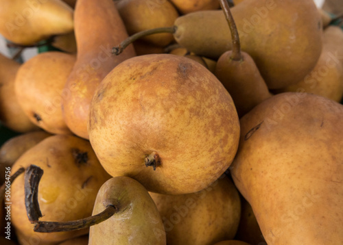 pear at a farmers market