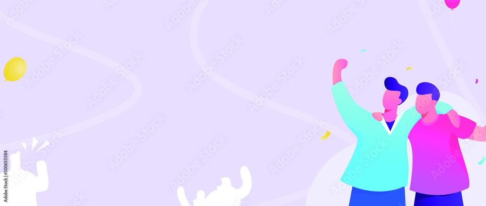Announcement notice vector creative concept illustration
Announcement notice vector creative concept illustration