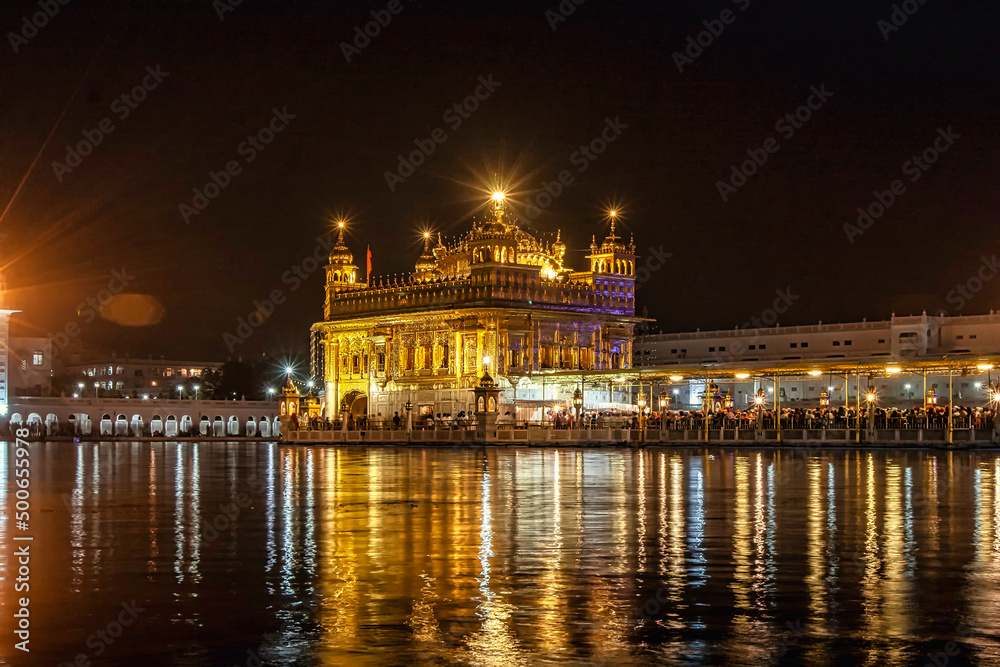 Golden Temple at Night, Amritsar