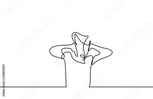 a child covers his ears because he does not want to hear