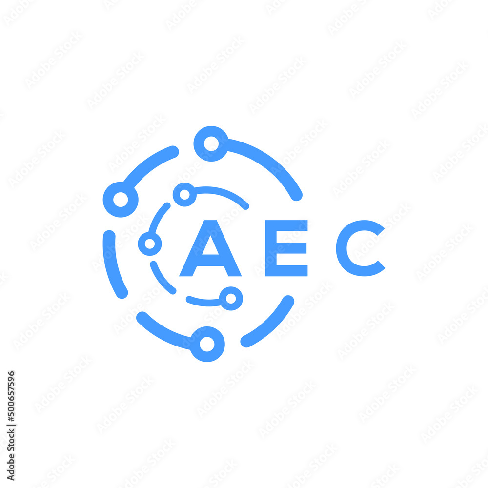 AEC letter technology logo design on white background. AEC creative initials letter logo concept. AEC letter technology design. AEC letter technology logo design on white background. AEC creative initials letter logo concept. AEC letter technology design.