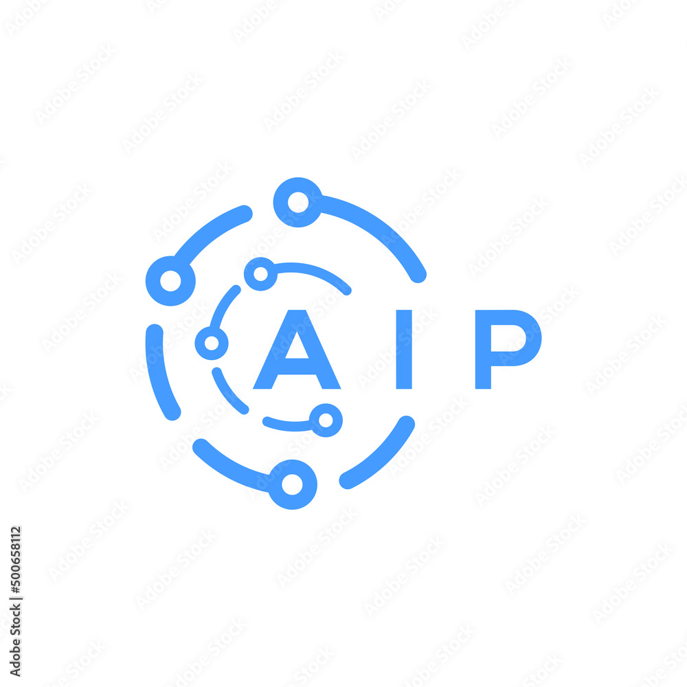 AIP letter technology logo design on white background. AIP creative initials letter logo concept. AIP letter technology design. AIP letter technology logo design on white background. AIP creative initials letter logo concept. AIP letter technology design.