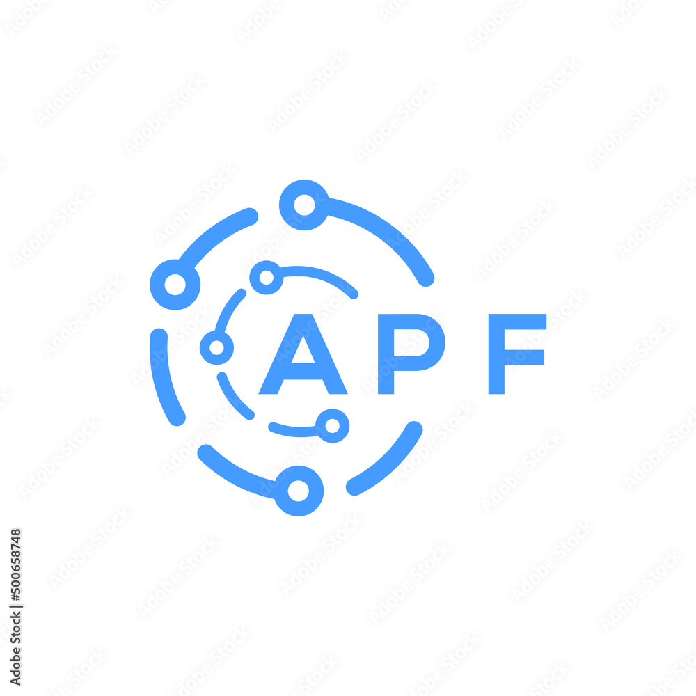 APF letter technology logo design on white background. APF creative initials letter logo concept. APF letter technology design. APF letter technology logo design on white background. APF creative initials letter logo concept. APF letter technology design.