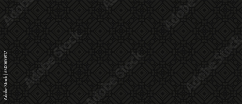 Elegant dark ornament pattern background © Zein Republic Studio